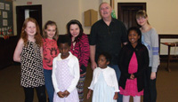The children took part in a sponsored �Dance-off�, during Kids Church, one Sunday morning